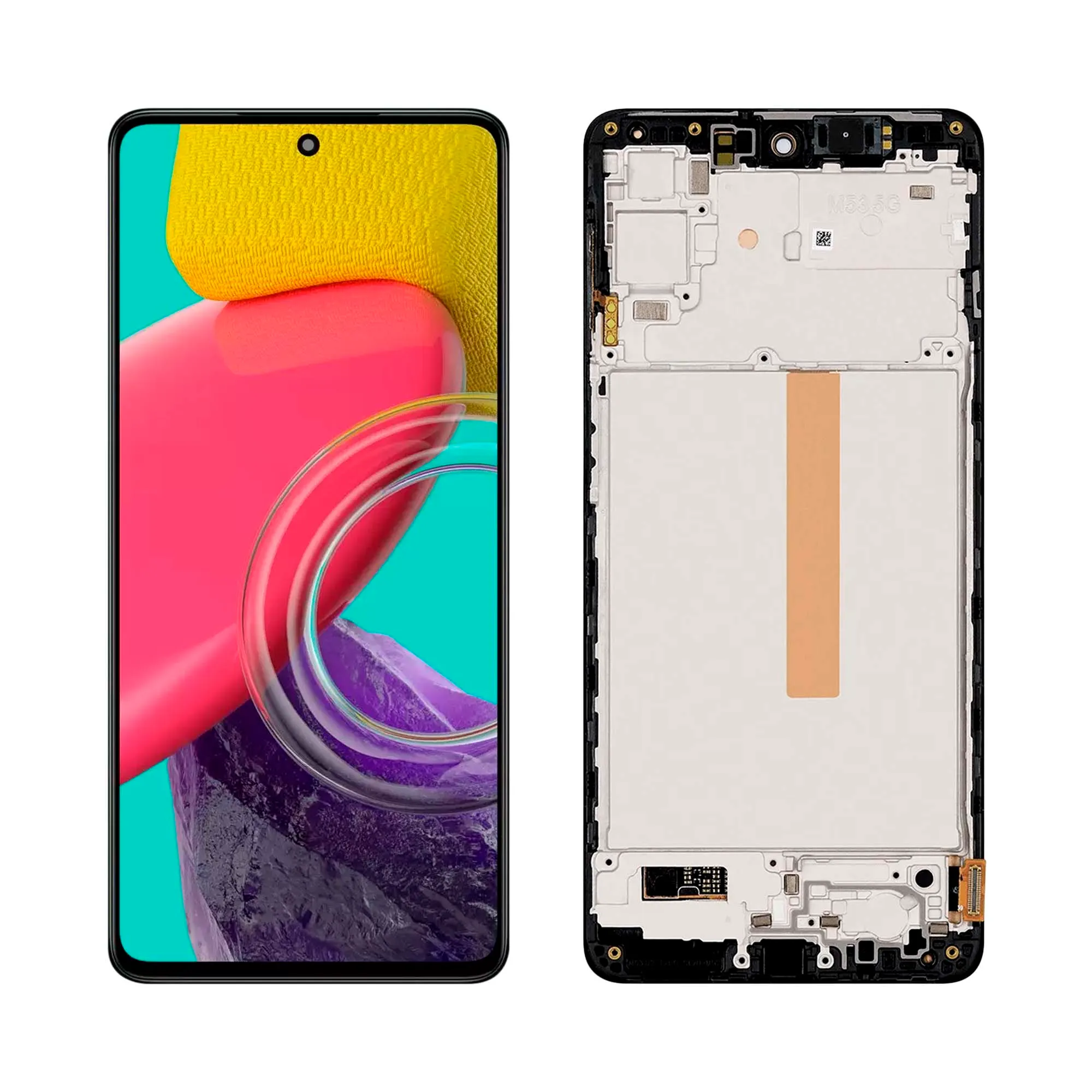 Afficheur Samsung M53 OLED Big + Frame