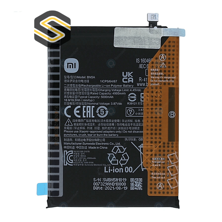 Batterie Redmi Note 10 5G / Redmi 10 / Poco M3 Pro (BN5A)