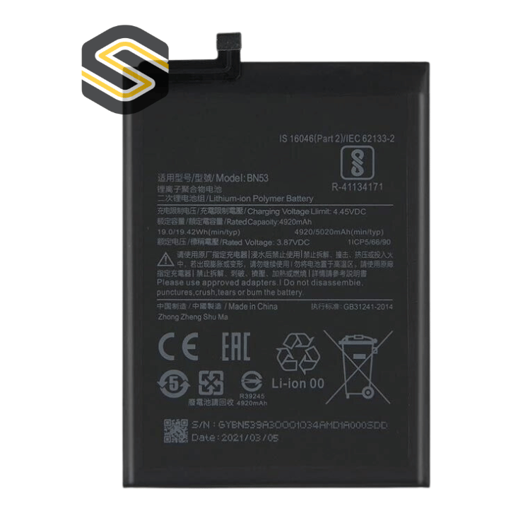 Batterie Redmi Note 10 Pro / Note 9 Pro (BN53)