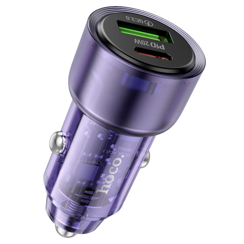 Chargeur auto Hoco Z52 - QC3.0 38W Fast