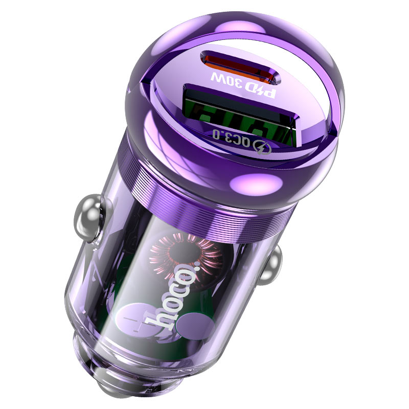 Chargeur auto Hoco Z53A - QC3.0 30W Fast