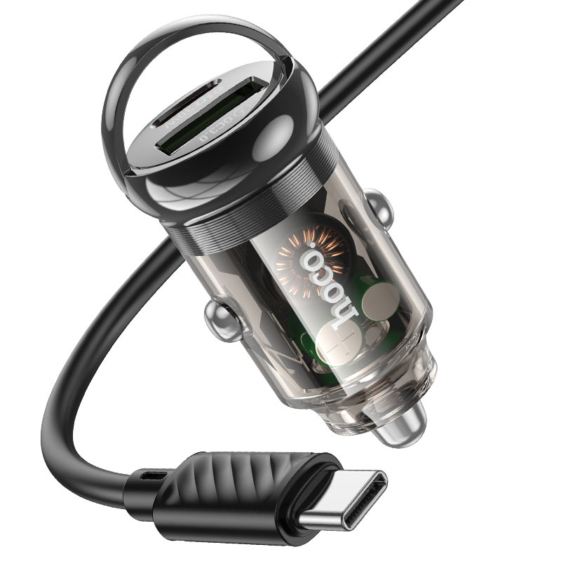 Chargeur auto Hoco Z53A - QC3.0 30W Fast